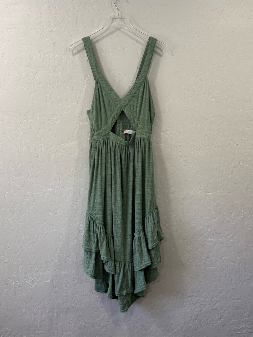 Free People Beach Royce Midi Dress in Green Size M